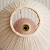 Ovoid lamp in speckled pink porcelain