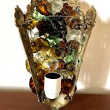 Art Nouveau wall light, Murano glass 1900