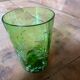 Verre peint main émaillé fin 19eme