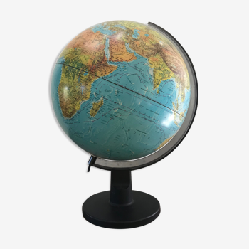 Globe terrestre lumineux Scan-Globe Danemark vintage