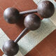 Vintage cast iron dumbbells