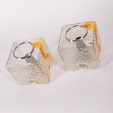 Paire d'appliques vintage années 70 design toni zuccheri pour veart