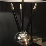 Pair of Art Deco "Sputnik Ball" Lamps in the Jacques Adnet style, circa 1930/4