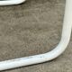 Chaise Cesca modèle b32 en blanc et bois par Marcel Breuer