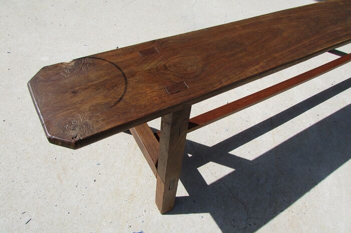 Old oak bench