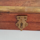 Wooden and brass box