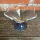Set of 6 Ice Cream Bowls Design LA ROCHERE Coloured Glass France #D848