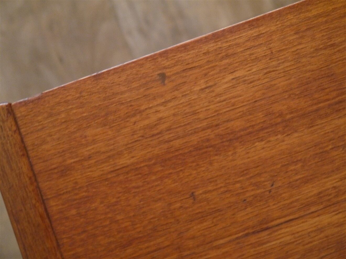 Vintage Scandinavian teak sideboard 120cm