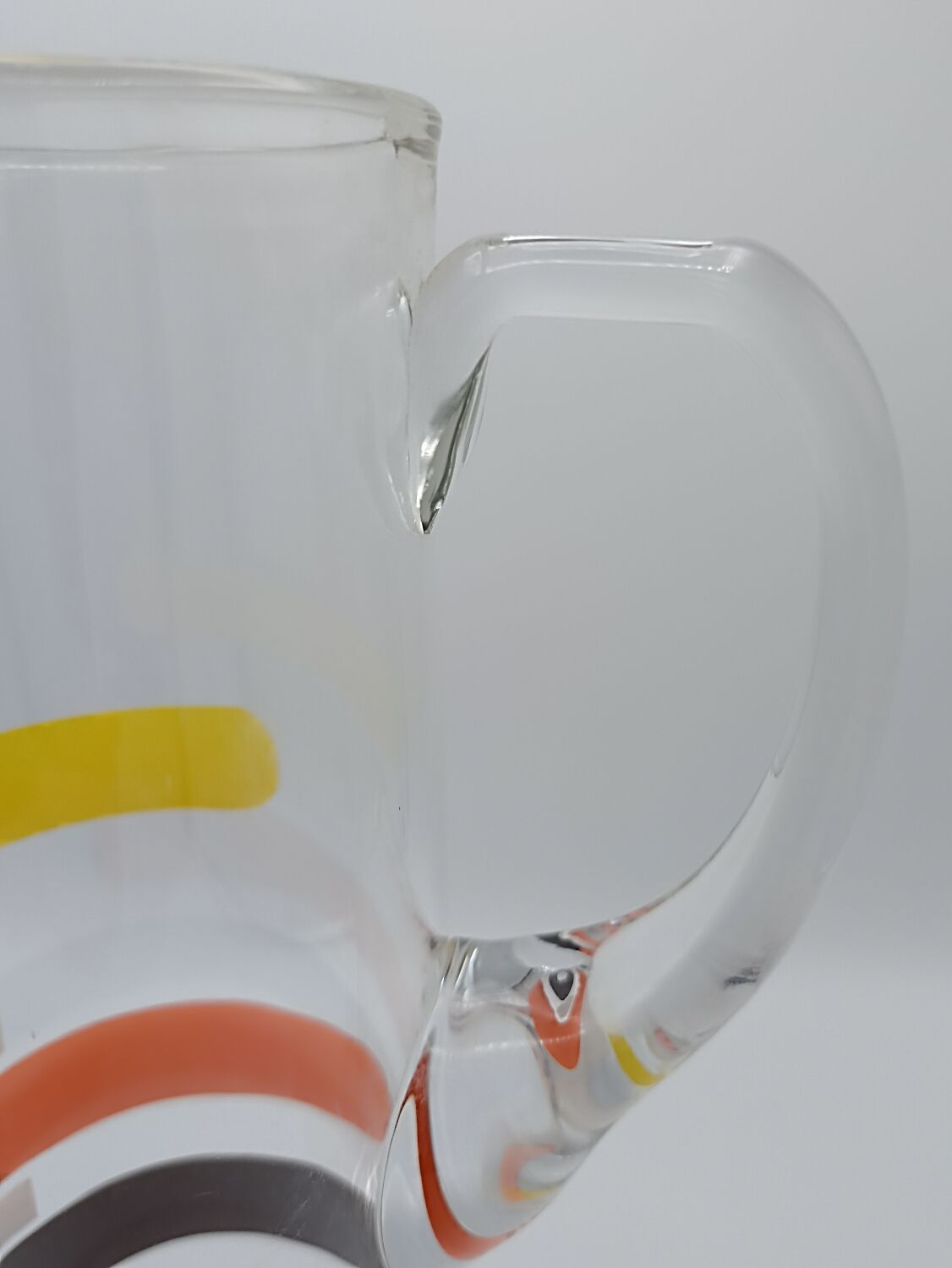 Carafe and 6 glasses 70s