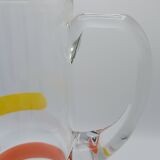 Carafe and 6 glasses 70s