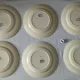 6 dessert plates ironstone J. Vieillard Bordeaux "Garland"