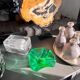 Rare Murano Vide-poche Ouraline Sommerso - Design by Flavio Poli - 1960