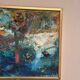 Original Swedish Oil on Panel – “Abstract Composition” by Ulf Eriksson