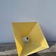 Yellow fabric pendant light 1990