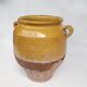 Antique glazed fat-candy pot