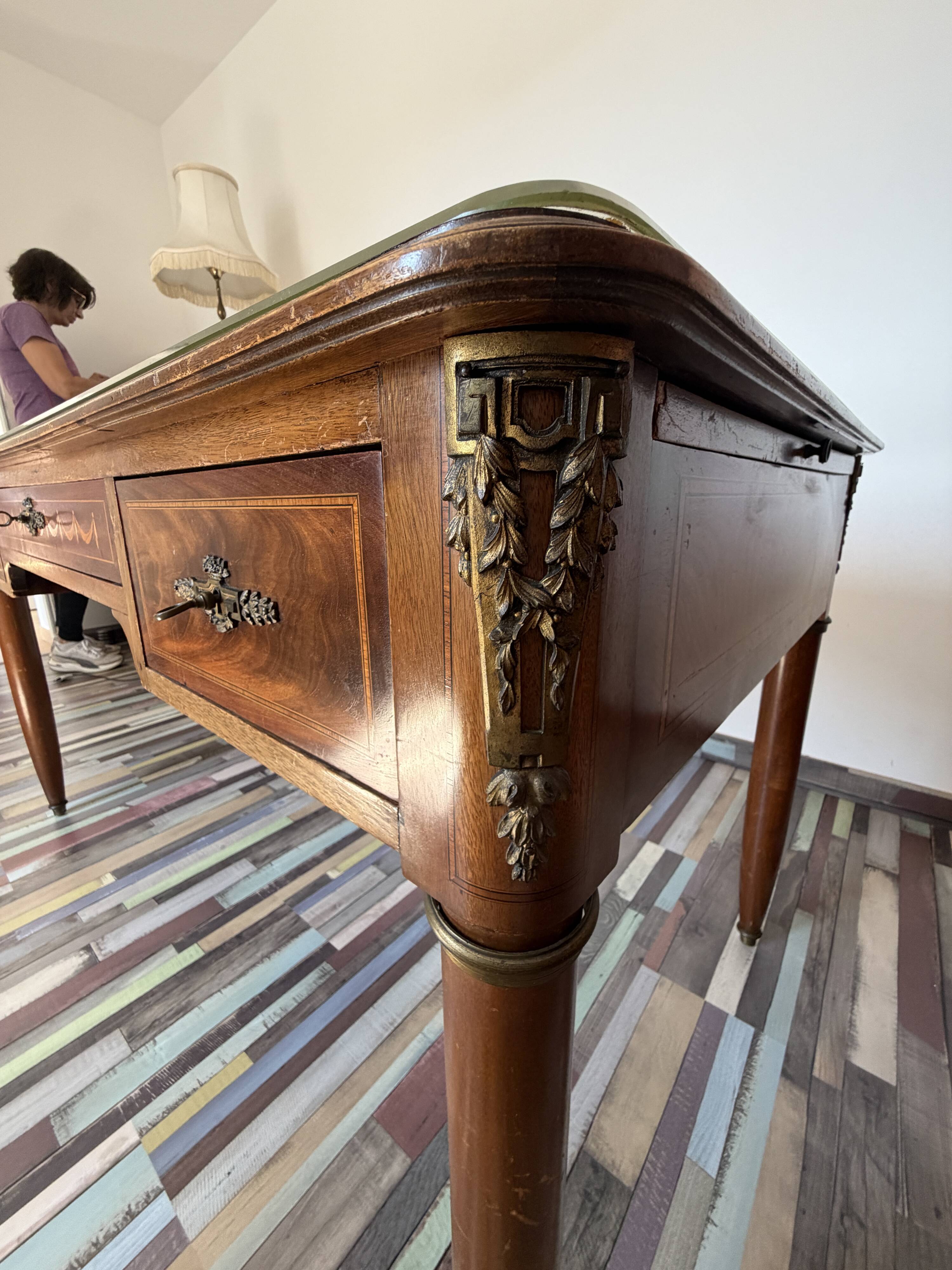 Antique desk in the Louis XVI style.