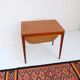 Mid-20th century Danish sewing table/side table in teak, Haslev Hansen