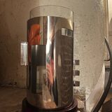 Garance Vallée for Monoprix. Chrome-plated metal and glass vase