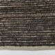 Tapis kilim de couloir marron foncé vintage