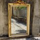 Large mirror/19th-century wooden frames, gilded.