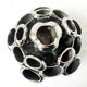 Vintage Vase • Alien • Chrome Ceramic • Post Space Age • 1980