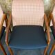 Teak dining chairs model 23 by Henning Kjaernulf for Korup Stolefabric