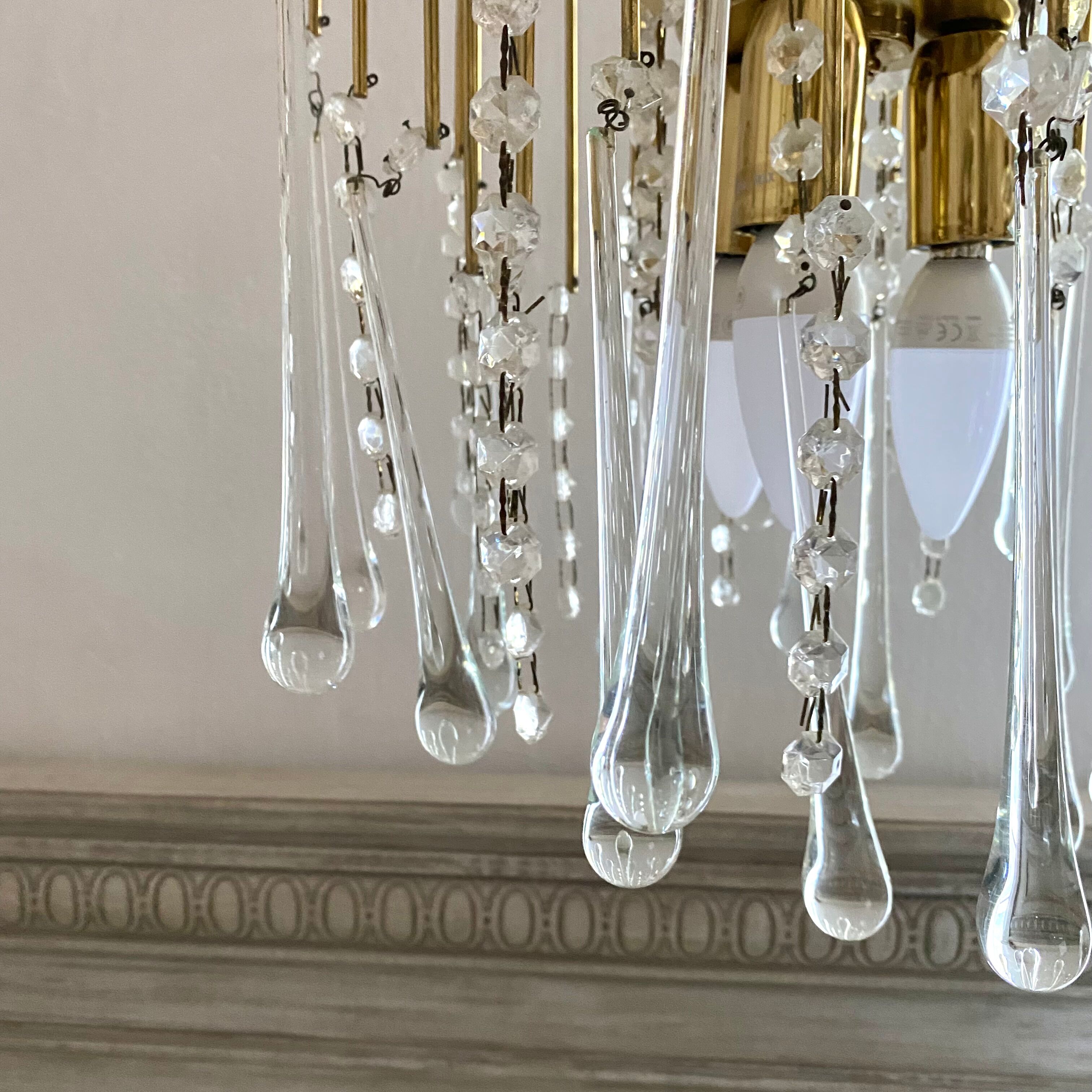 Murano Glass Waterfall Chandelier