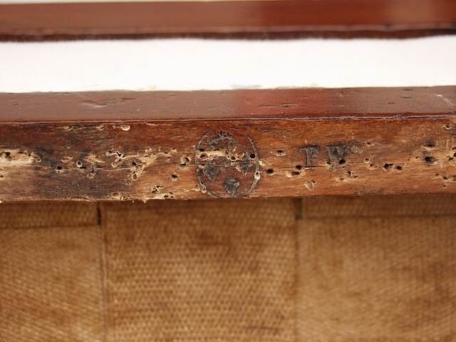 Chair early nineteenth stamped Gaillard