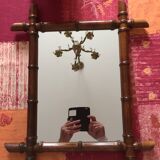 Bamboo imitation wooden mirror