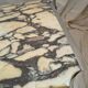 Table basse marbre de Calacatta fin 1970
