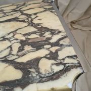 Calacatta marble coffee table from the late 1970s.
