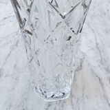 Hexagonal crystal vase from Arques