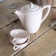 Powder pink teapot Art Deco Digoin - Sarreguemines