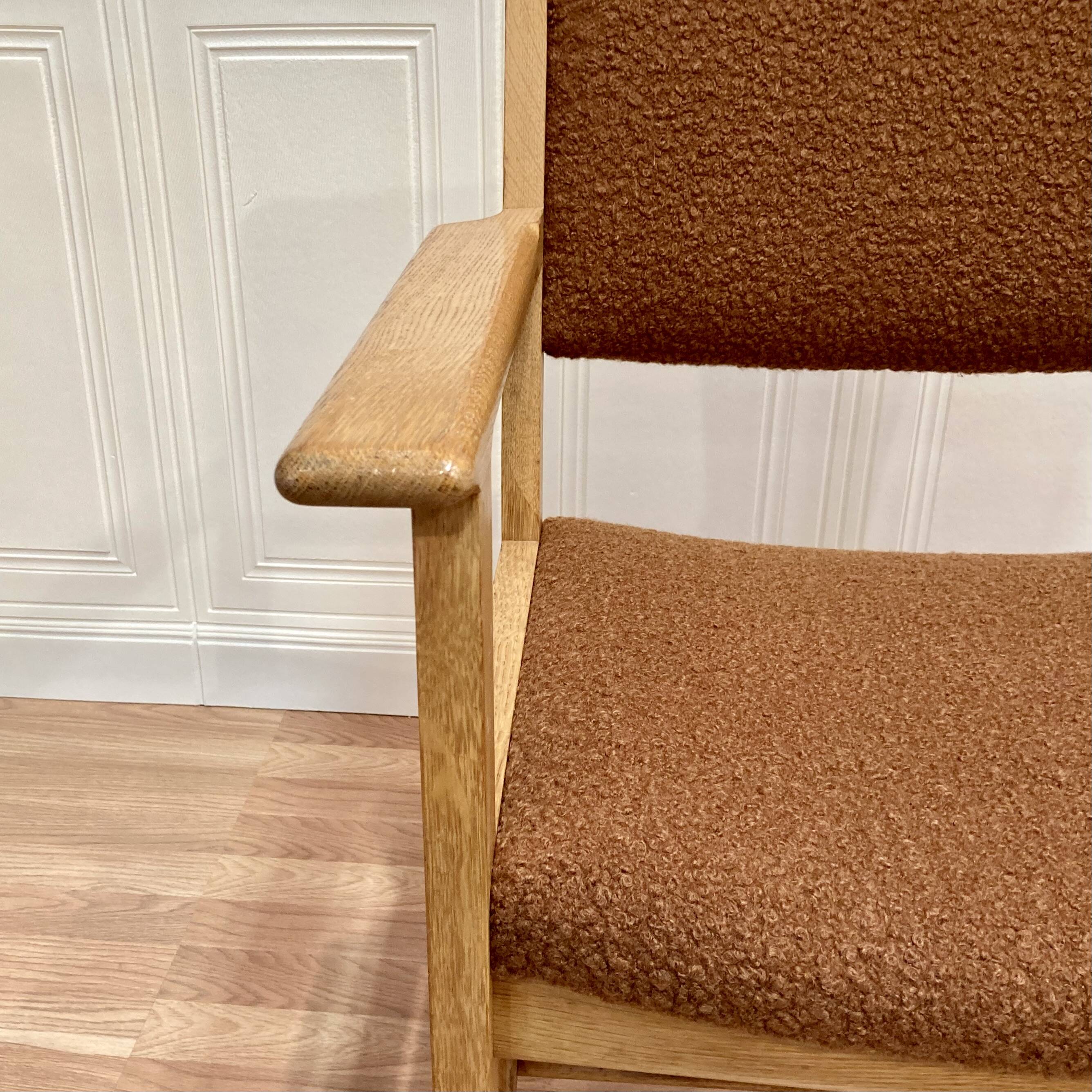 FAUTEUIL ESTAMPILLE "HANS WEGNER" 1960.