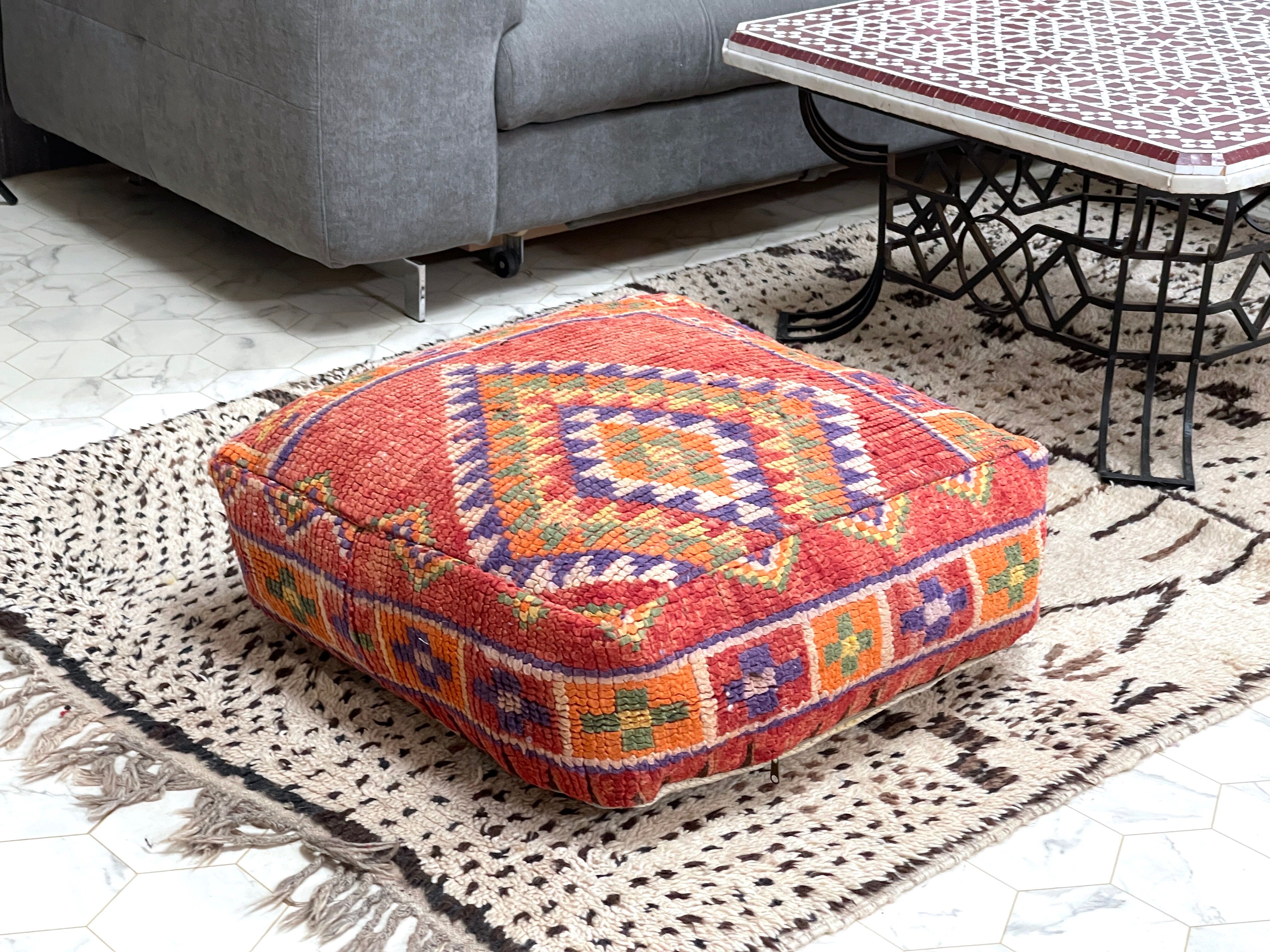 Moroccan Kilim Pouf
