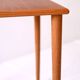 Small 1950s Scandinavian Coffee Table with Turned Legs