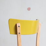 Chaise bistrot vintage en bois revisitée