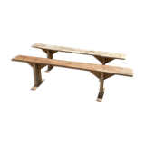 Pair of farm benches