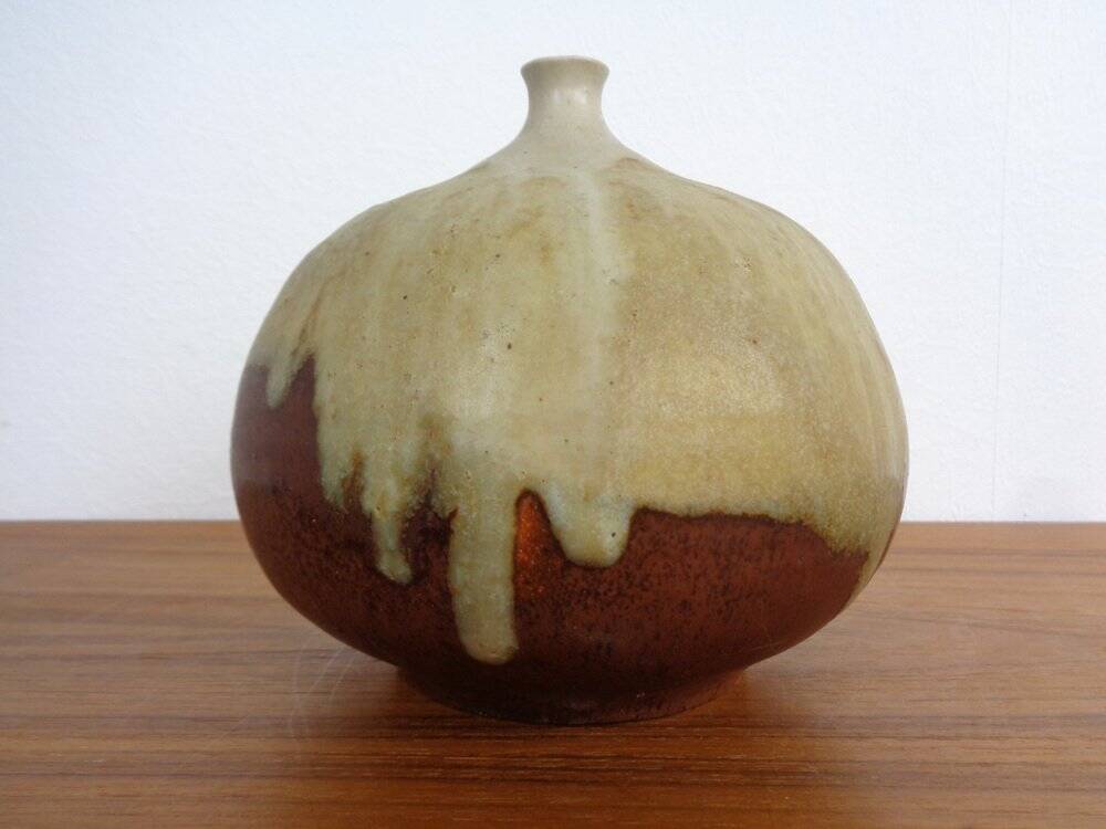 Danish Studio Ceramic Vase, 1960s