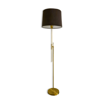 Mid-century brass floor lamp by Falkenbergs Belysning, Sweden, 1960s.