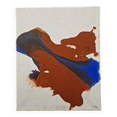 Michael Kreuter (1940-2022) Huile sur toile - abstraction