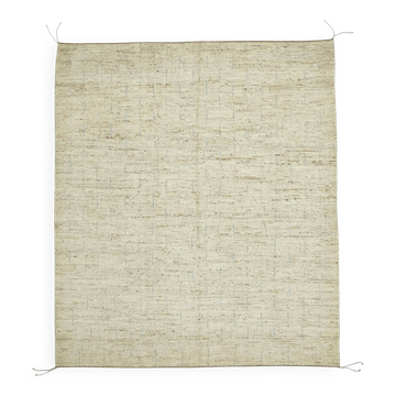 Hand-Knotted Tribal Unique 259 cm x 297 cm Beige Wool Carpet