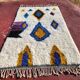 Beni Ouarain rug 250x150 cm in natural wool – Moroccan Berber rug