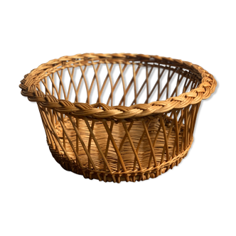 Panier osier vintage