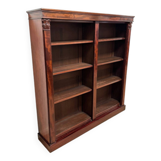 Antique open bookcase