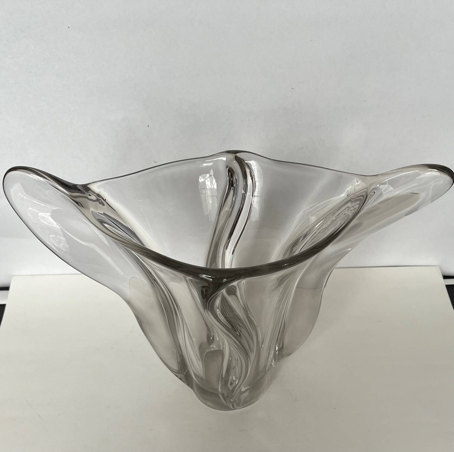 Art Nouveau crystal vase