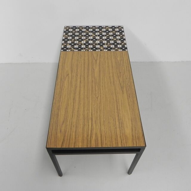 Vintage coffee table, tile table