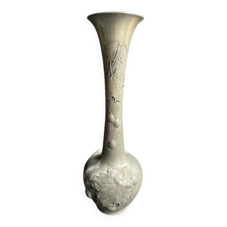 Vase F. Cortési – Étain d’art