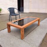 Solid wood coffee table from the 70s