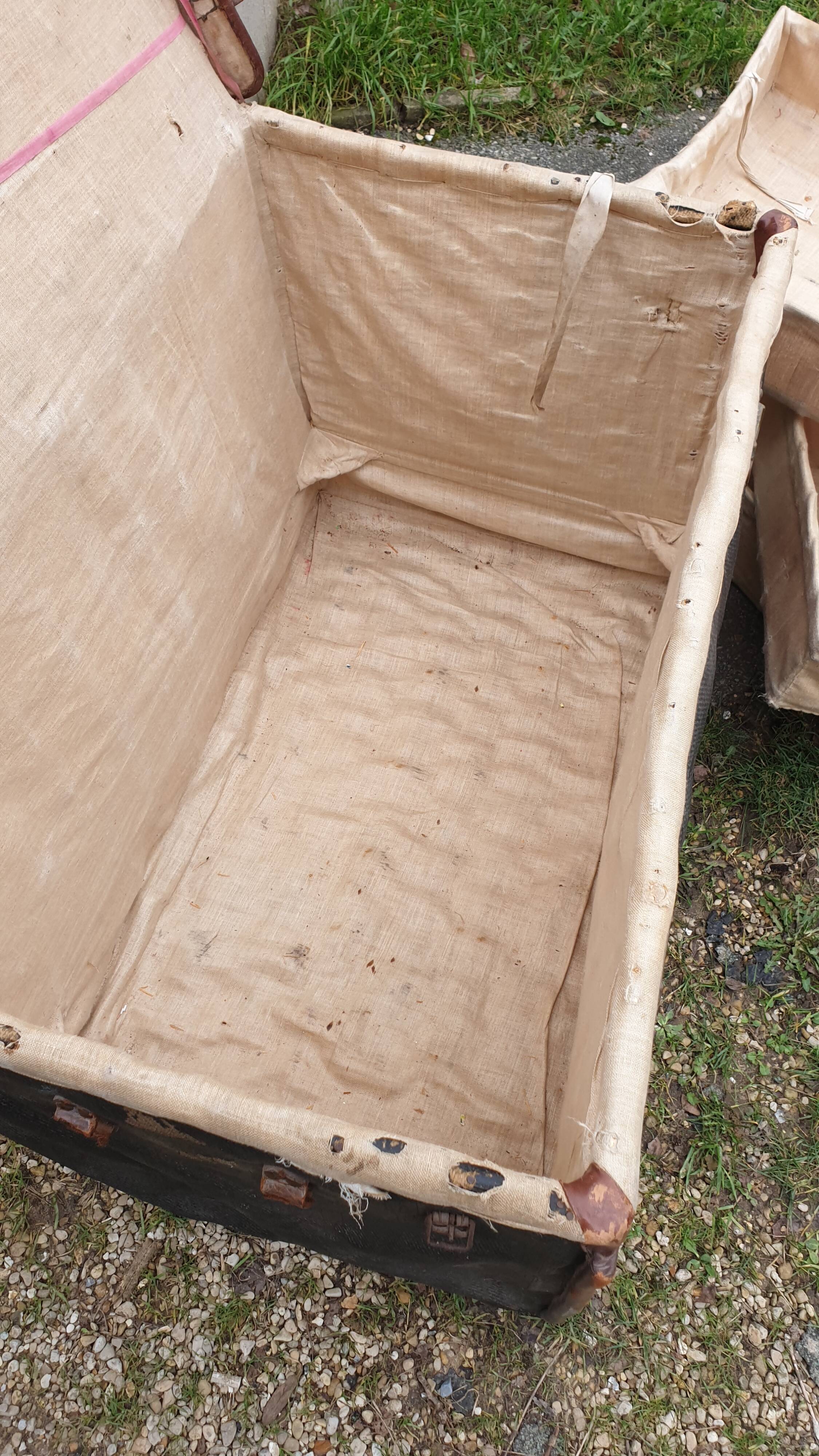 Late 19th century travel trunk